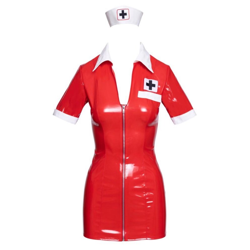 Vinyl Nurse red M